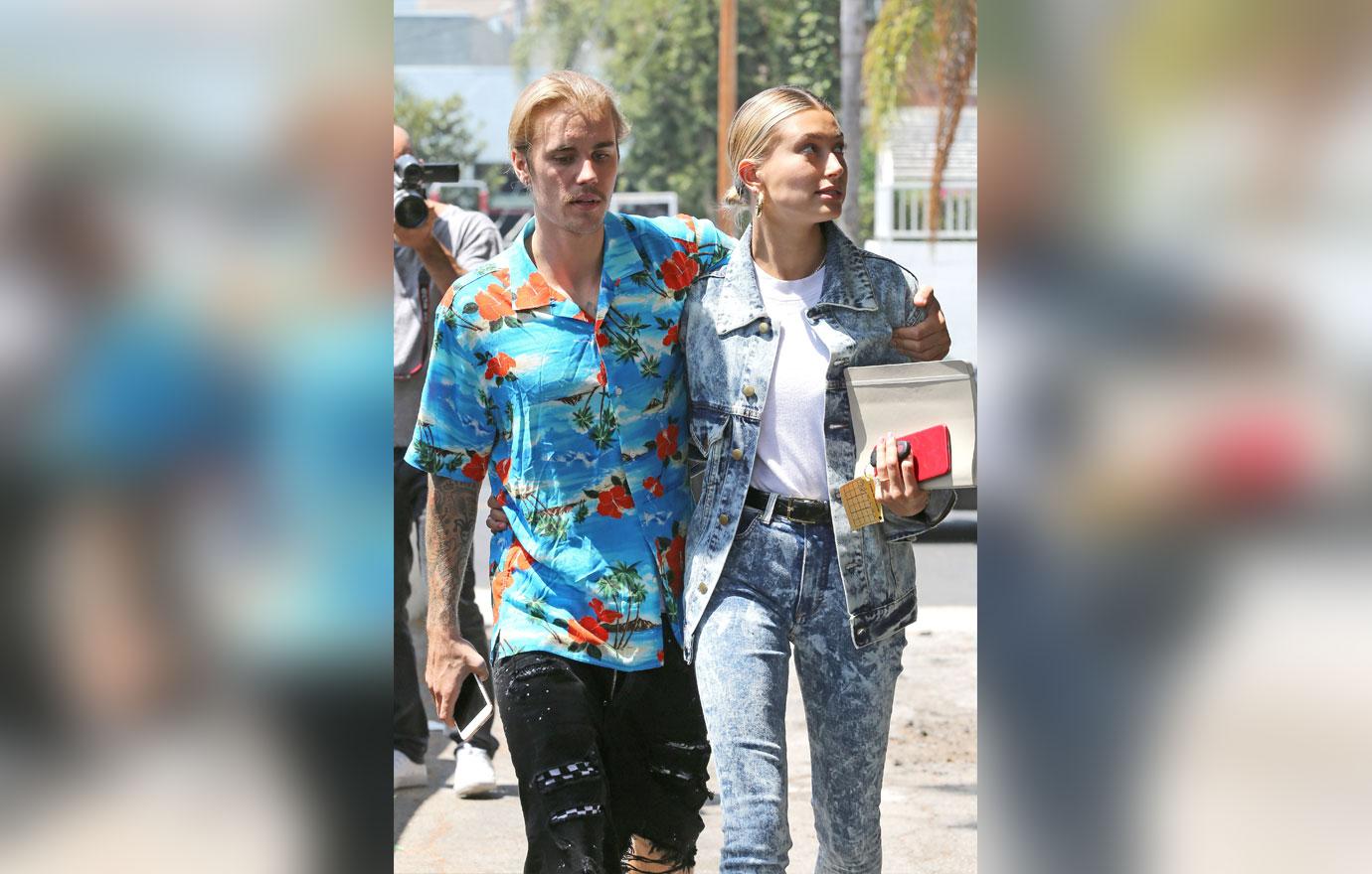 Hailey with justin bieber