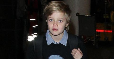 Angelina Jolie takes her ‘brainy’ kids to LAX