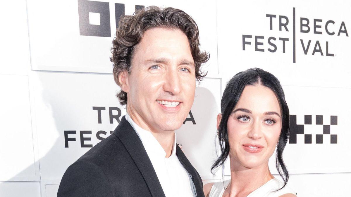 Image of Justin Trudeau supported Katy Perry at her documentary premiere.