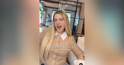 Meghan Trainor Shows Before & After Photos Of Her New Boob Job