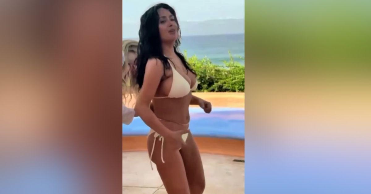 image of Salma Hayek is also the cover star of 'SI Swimsuit' 2025 in the U.S.