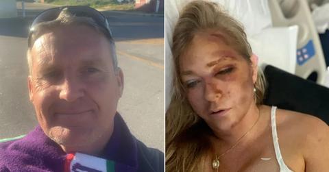 Composite photo of Ross Munns and Virginia Giuffre