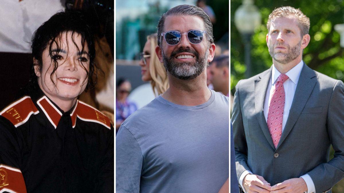 Michael Jackson, Donald Trump Jr, Eric Trump