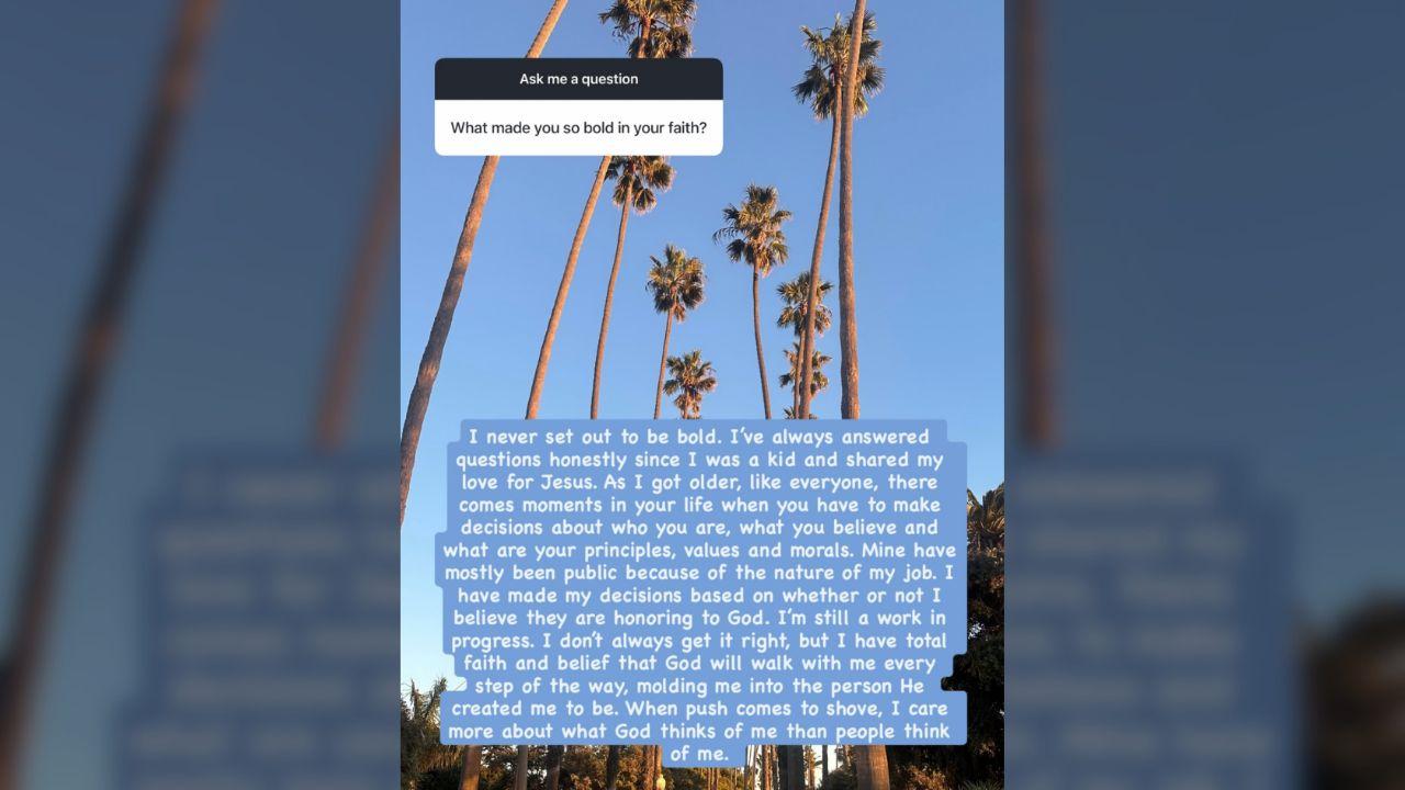 Photo of Candace Cameron Bure told her fans that she 'never set out to be bold' in regards to her beliefs.