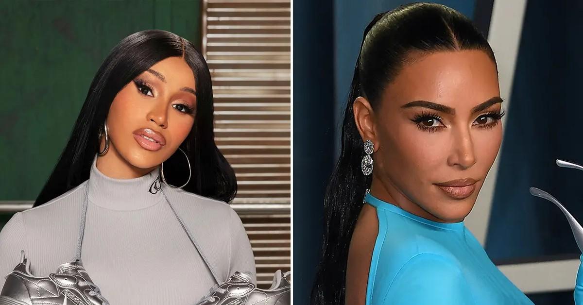 Cardi B Admits Kim Kardashian Gave Her Plastic Surgery Tips, Doctor