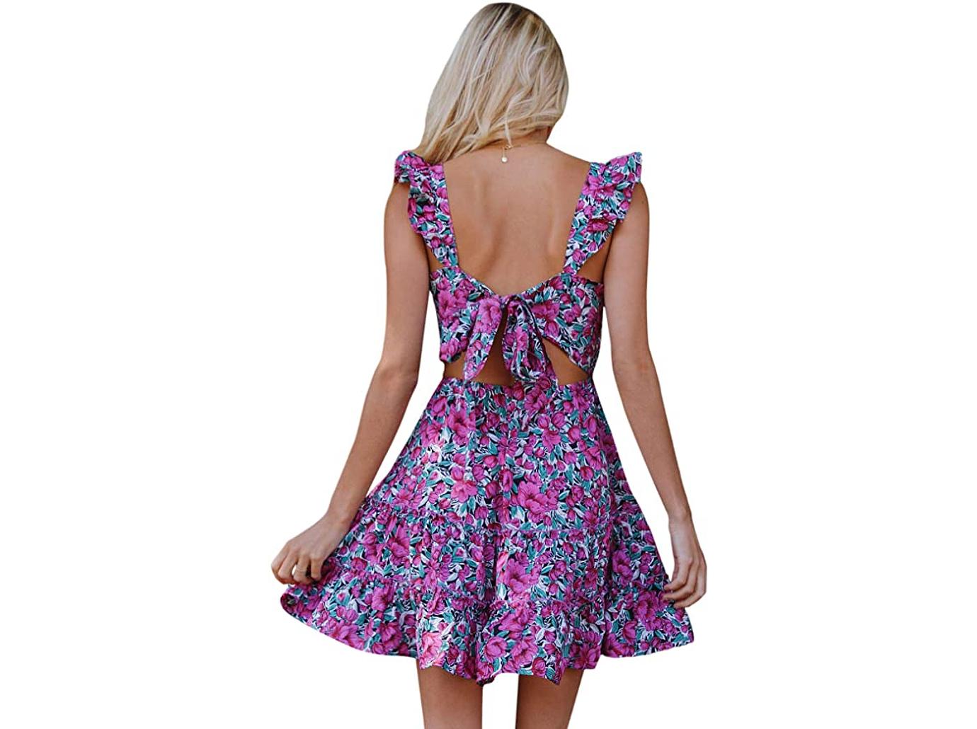 hilary duff floral dress amazon summer style shop