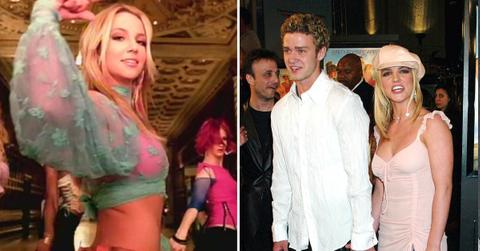 britney spears filmed overprotected music video justin timberlake