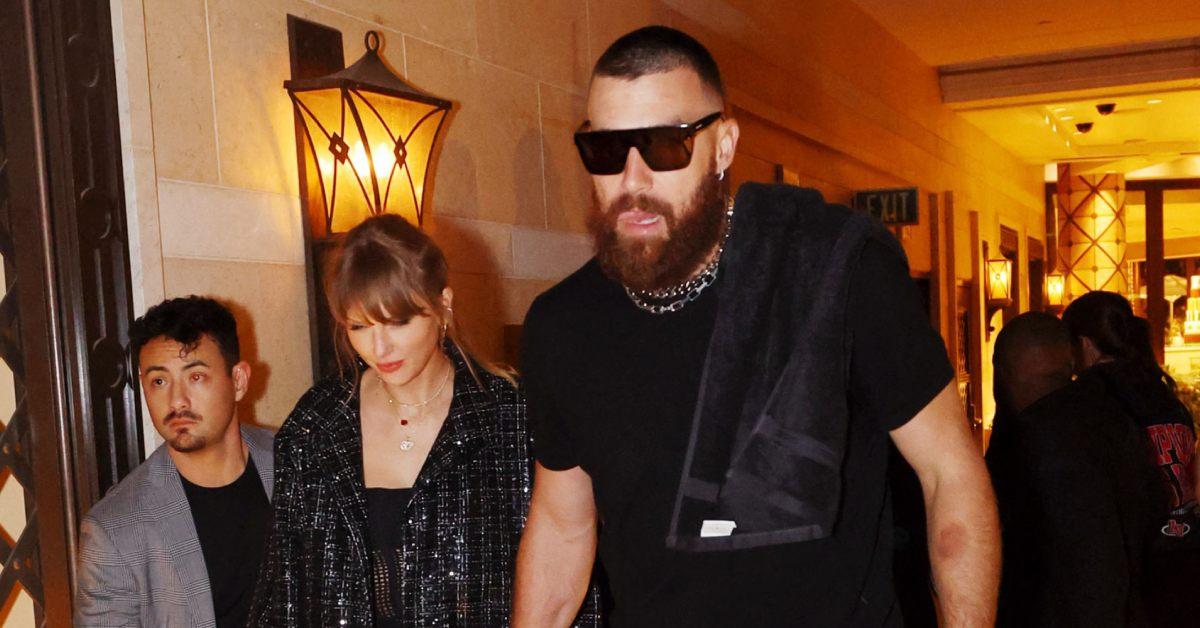 Photo of Taylor Swift with Travis Kelce