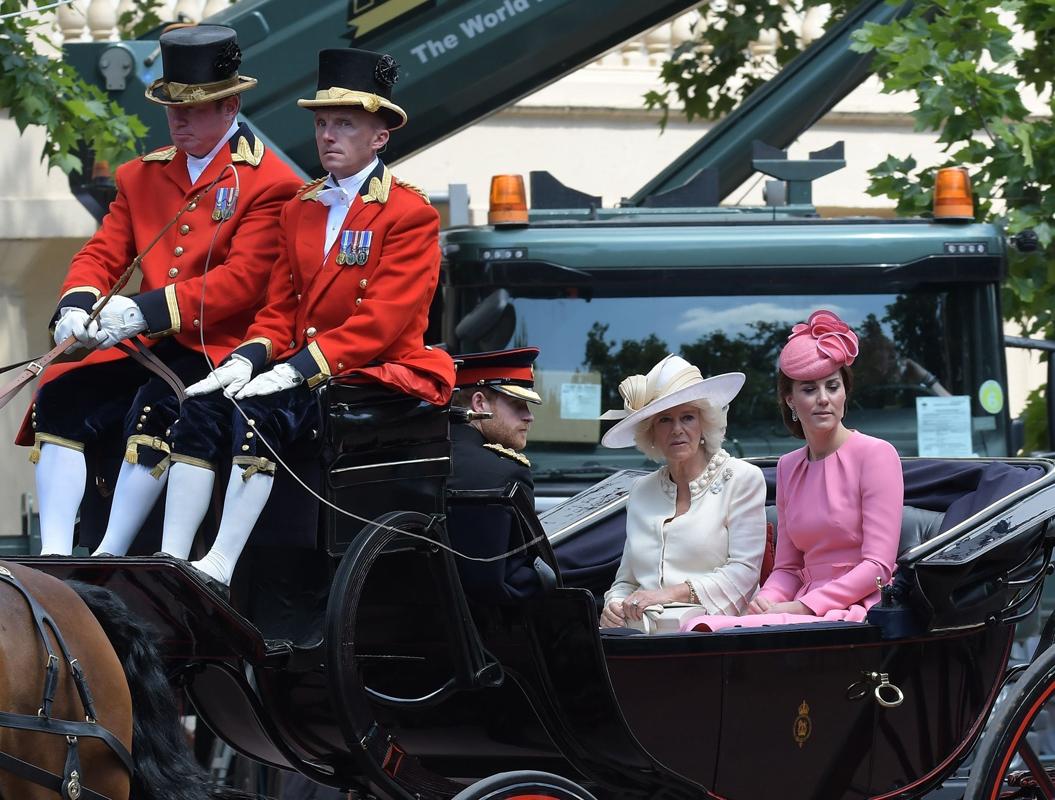 British Royals at Trooping The Colour 2017