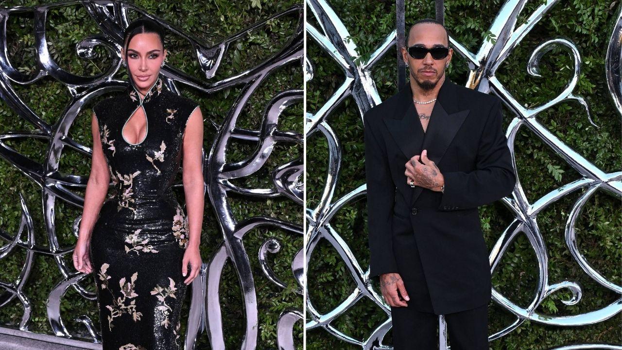 image of Kim kardashian/lewis Hamilton 