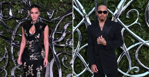 image of Kim kardashian/lewis Hamilton