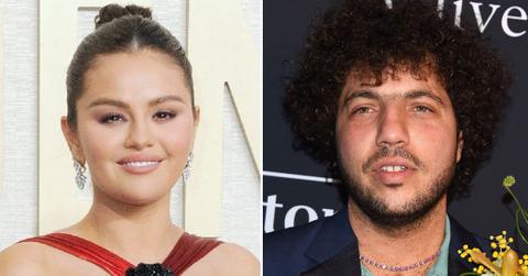 Composite photo of Selena Gomez and Benny Blanco.