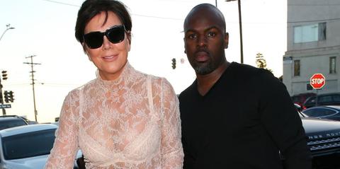 Kris Jenner Steps Out In A Barely There See Through Top With Corey