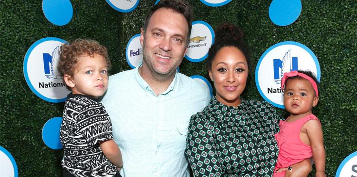 Tamera Mowry Adam Housley Cuddle Aden Ariah