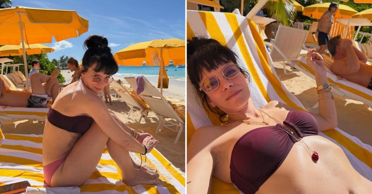 Photo of Lily Allen left little to the imagination after posing in a bikini.
