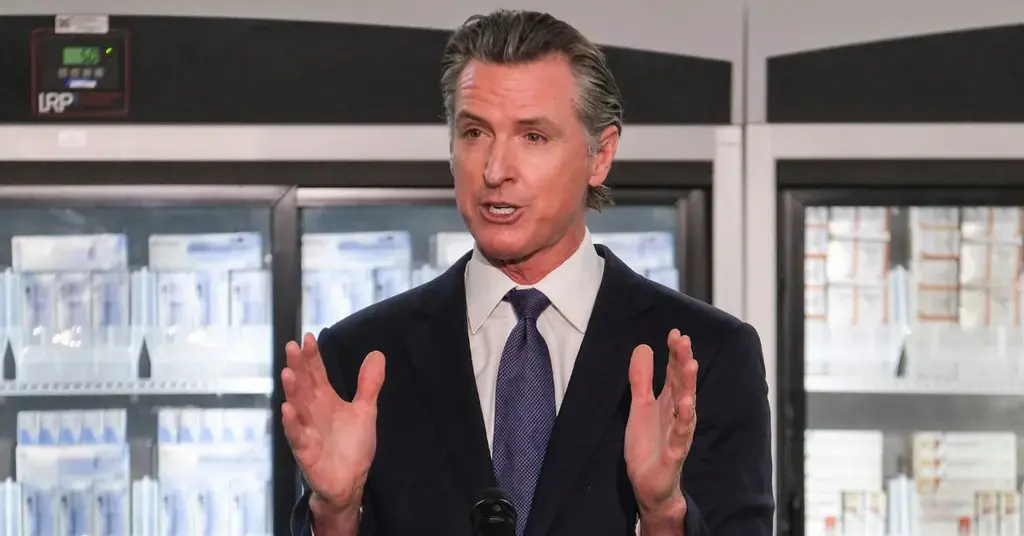 donald trump california governor gavin newsom los angeles wildfires