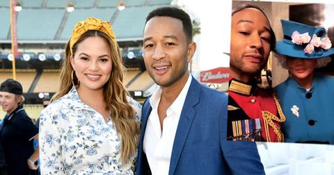 Chrissy teigen john legend queen elizabeth prince philip halloween costume pp