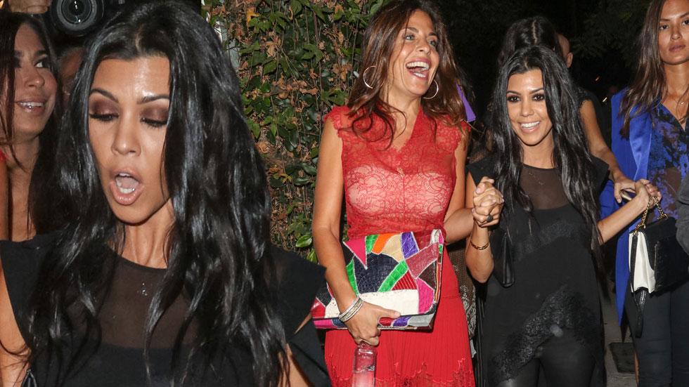 Kourtney kardashian parties ladies night out 04