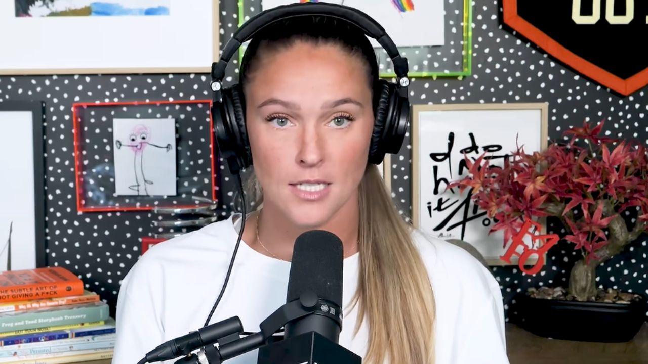 Image of Kylie Kelce addressed questions about whether she planned to have a son.