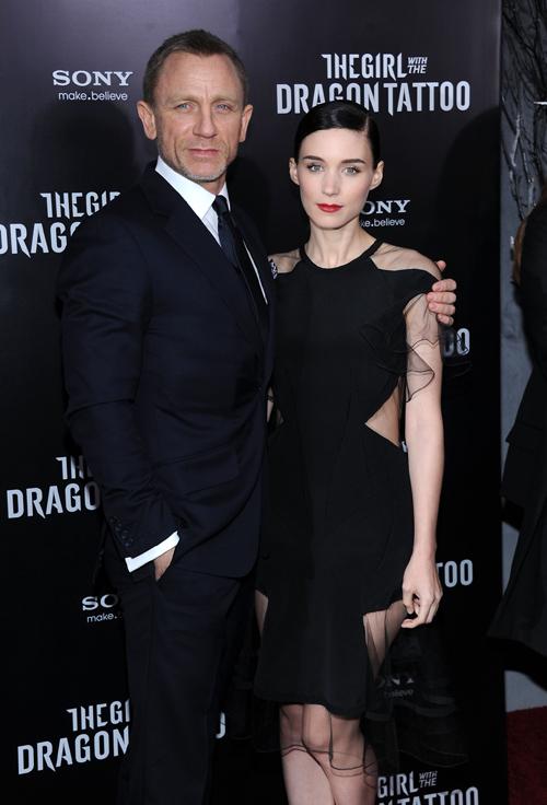 'The Girl With the Dragon Tattoo' Premieres in NYC With Daniel Craig ...