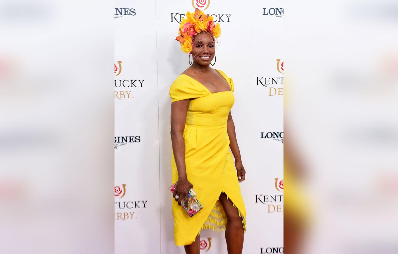 NeNe Leakes Yellow Dress 'RHOA' Wrapping Filming Feuds