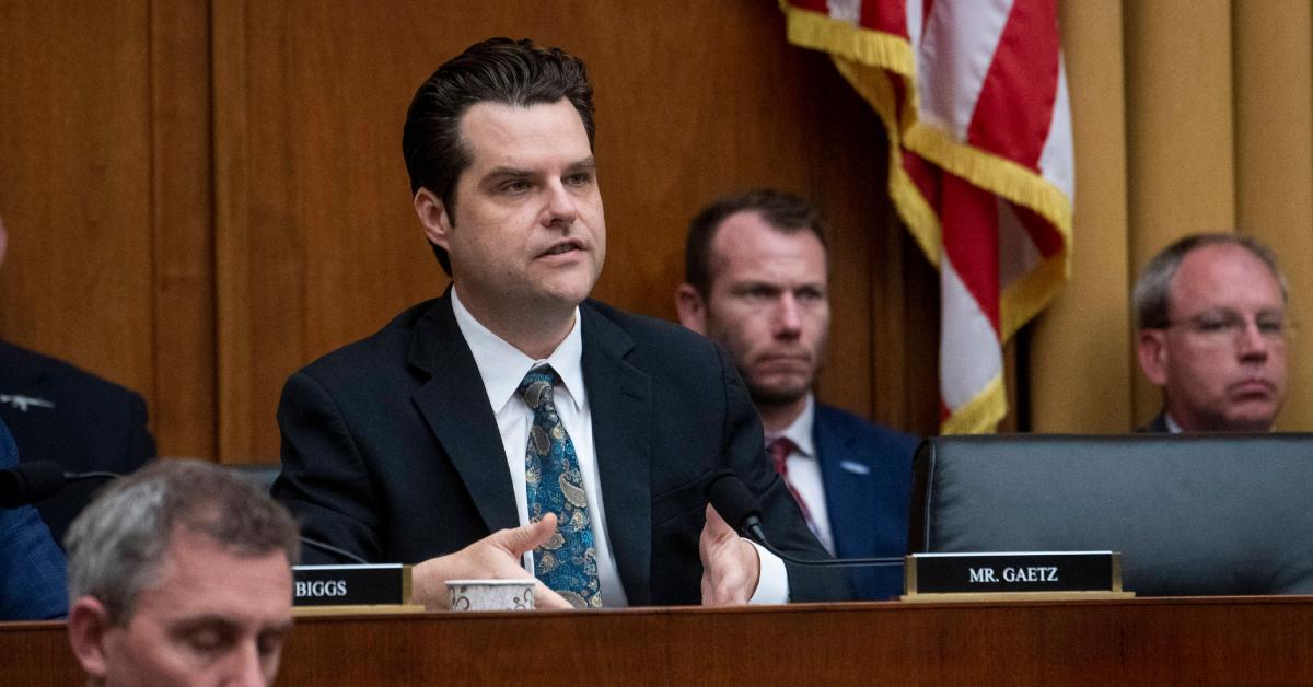 matt gaetz paid  year old girl drugs in office ethics report finds