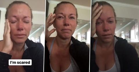 Kendra wilkinson sobbing instagram divorce hank baskett