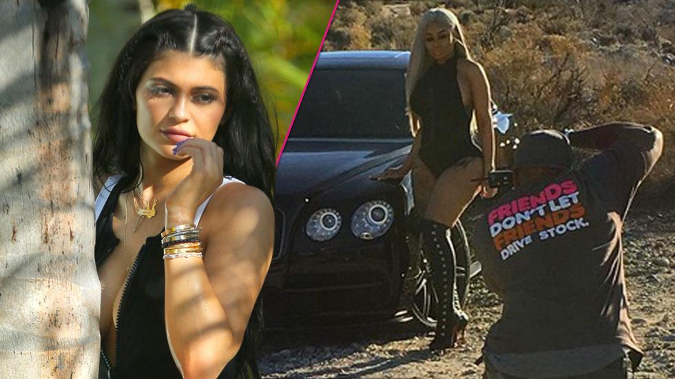 Practically Naked! Blac Chyna Poses In The Desert Like Kylie Jenner As