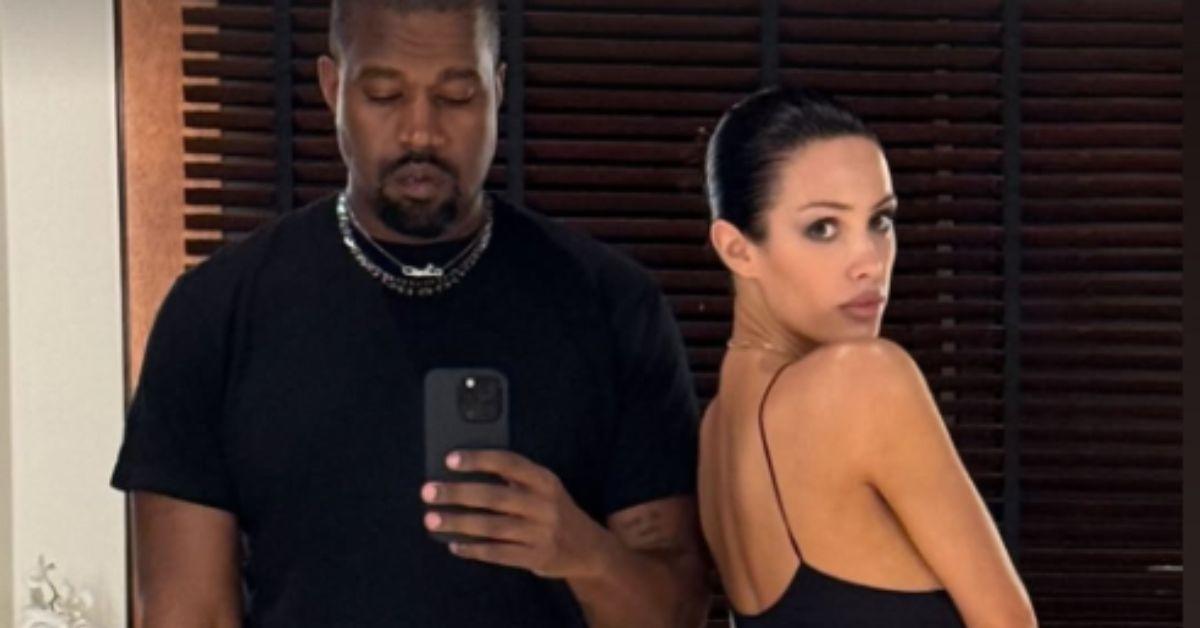 kanye west shares sultry photos scantily clad bianca censori new years