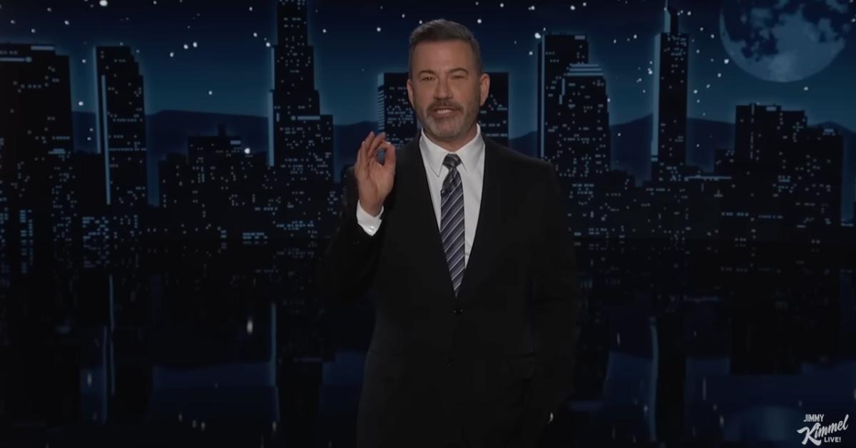 Photo of Jimmy Kimmel revealed a YouGov poll proved he's 'more popular' than Donald Trump.
