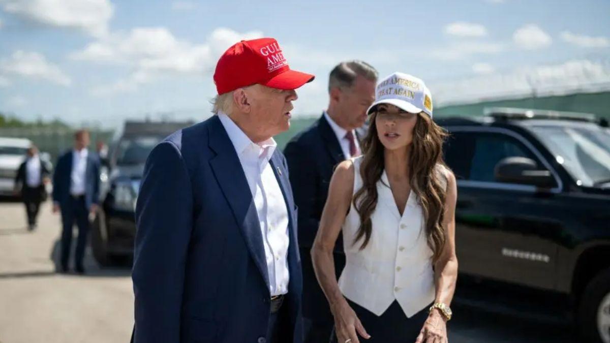 Image of Donald Trump fired Kristi Noem as DHS Secretary after her heated congressional hearing.