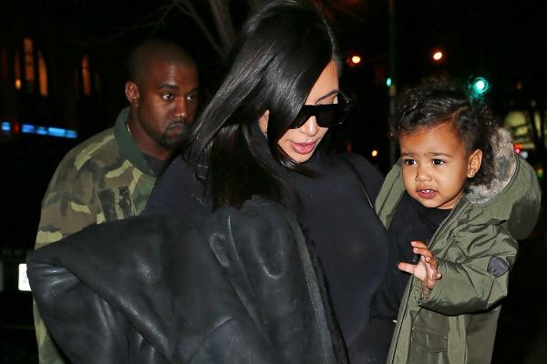 Kim kardashian kanye west north