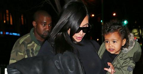 Kim kardashian kanye west north