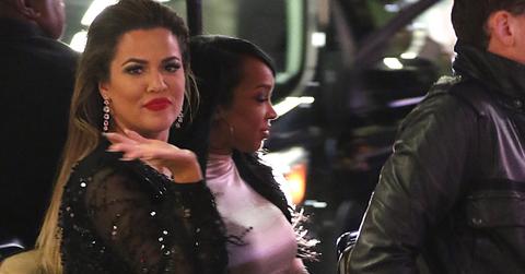 Khloe Kardashian stepped out for after the Grammy show at the Staples Center in Los Angeles, CA