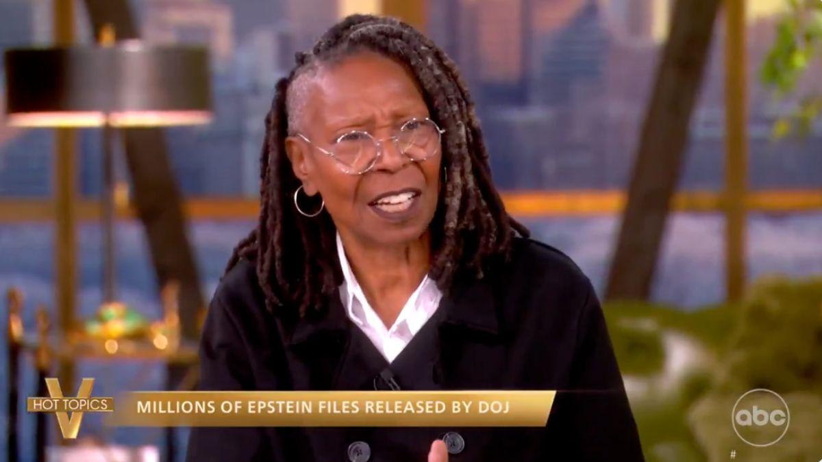 Photo of Whoopi Goldberg said not redacting the names of Jeffrey Epstein's victims is a 'middle finger' to the girls he abused.