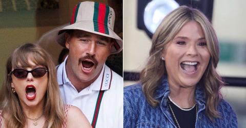 Photo of Taylor Swift, Travis Kelce and Jenna Bush Hager