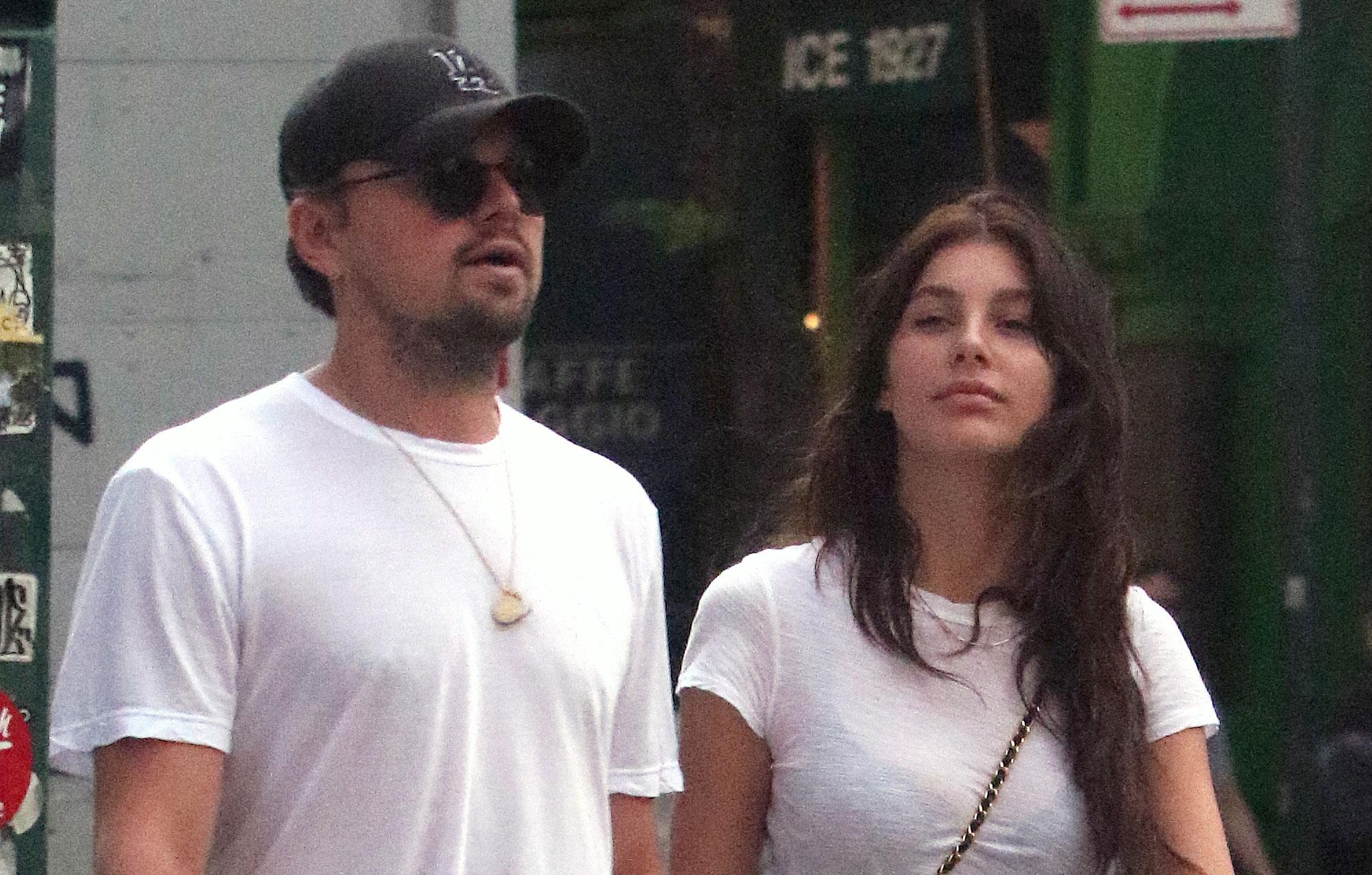 newly single leonardo dicaprio parties at exclusive nyc club with  year old after camila morrone split