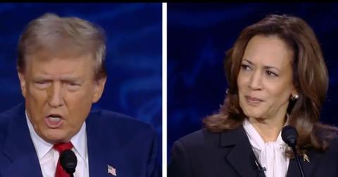 Composite photo of Donald Trump and Kamala Harris.