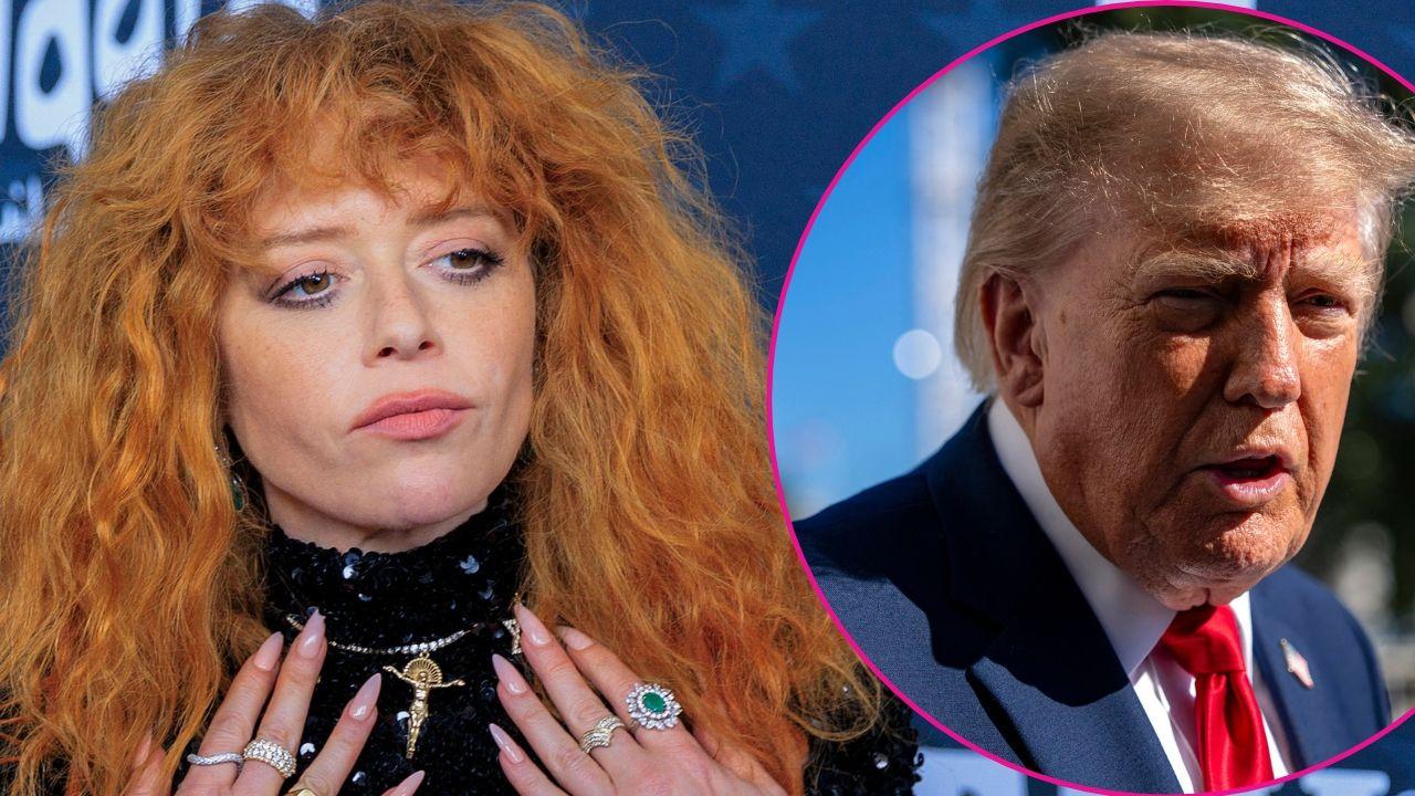 Image of Natasha Lyonne and Donald Trump