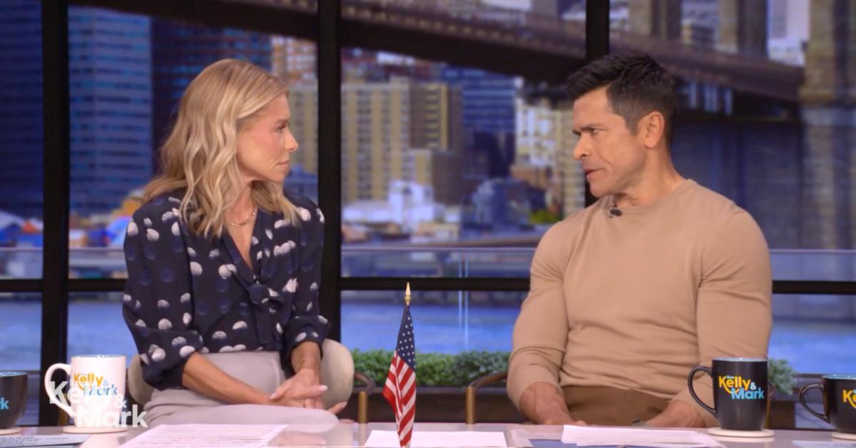 Image of Kelly Ripa said she'd have to call her kids if she ever needed to use DoorDash or Instacart.