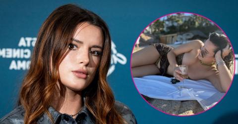 bella thorne bikini beach photos