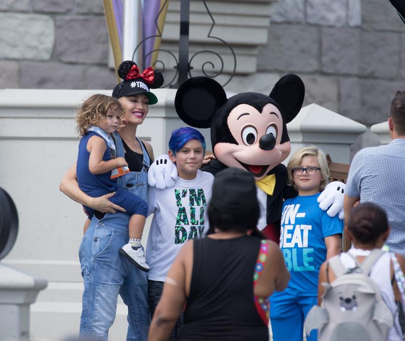 EXCLUSIVE: Gwen Stefani enjoys family trip to Disney&#8217;s Magic Kingdom during timeout from US tour, Florida.