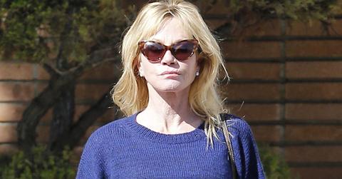 Exclusive… Melanie Griffith Stops By A Medical Building In Beverly Hills