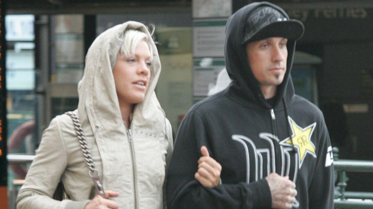 Image of Pink and husband Carey Hart initially separated in 2008.
