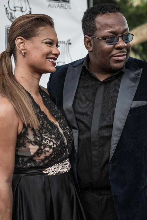 Bobby brown smiles red carpet