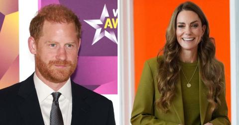 Split photo of Prince Harry and Kate Middleton