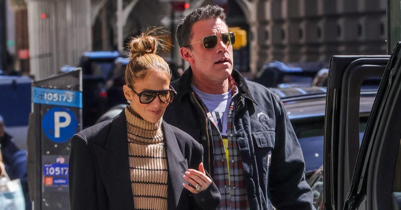 Ben Affleck & Jennifer Lopez Spend Time Together At His Rental Home