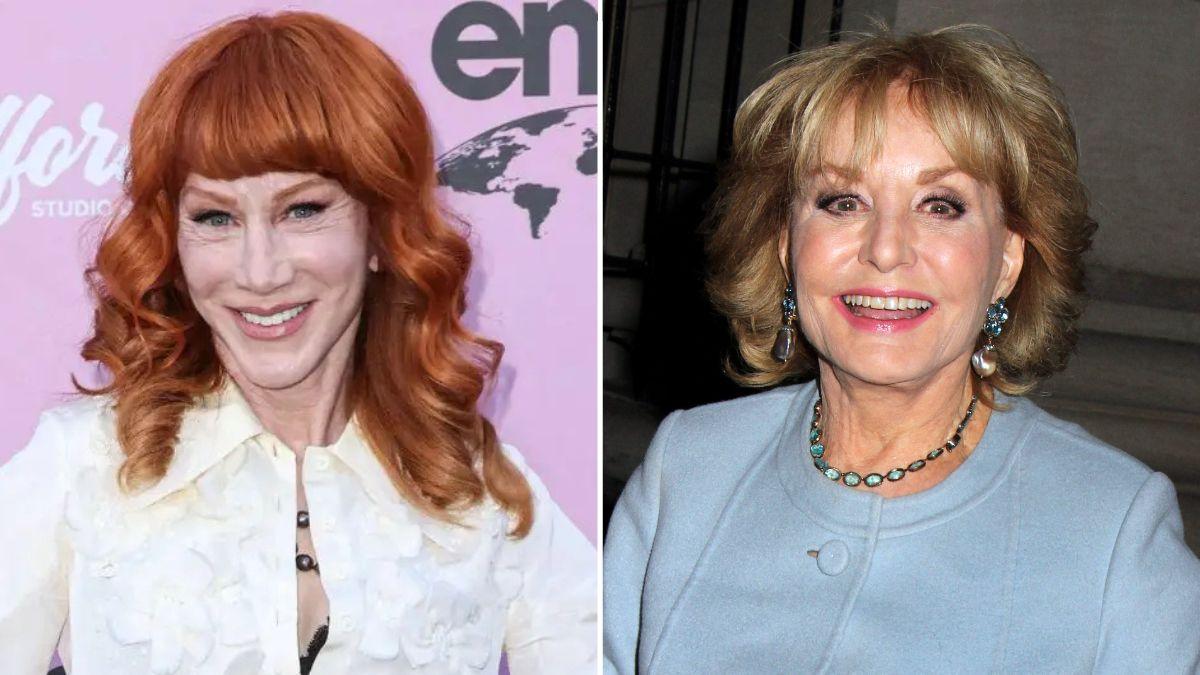 Photo of Kathy Griffin and Barbara Walters