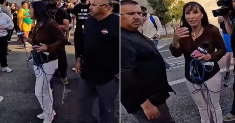 Photo of Fox 11 News crew.