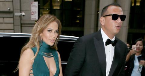 Jennifer Lopez and Alex Rodriguez look stunning as they attend a friends wedding
